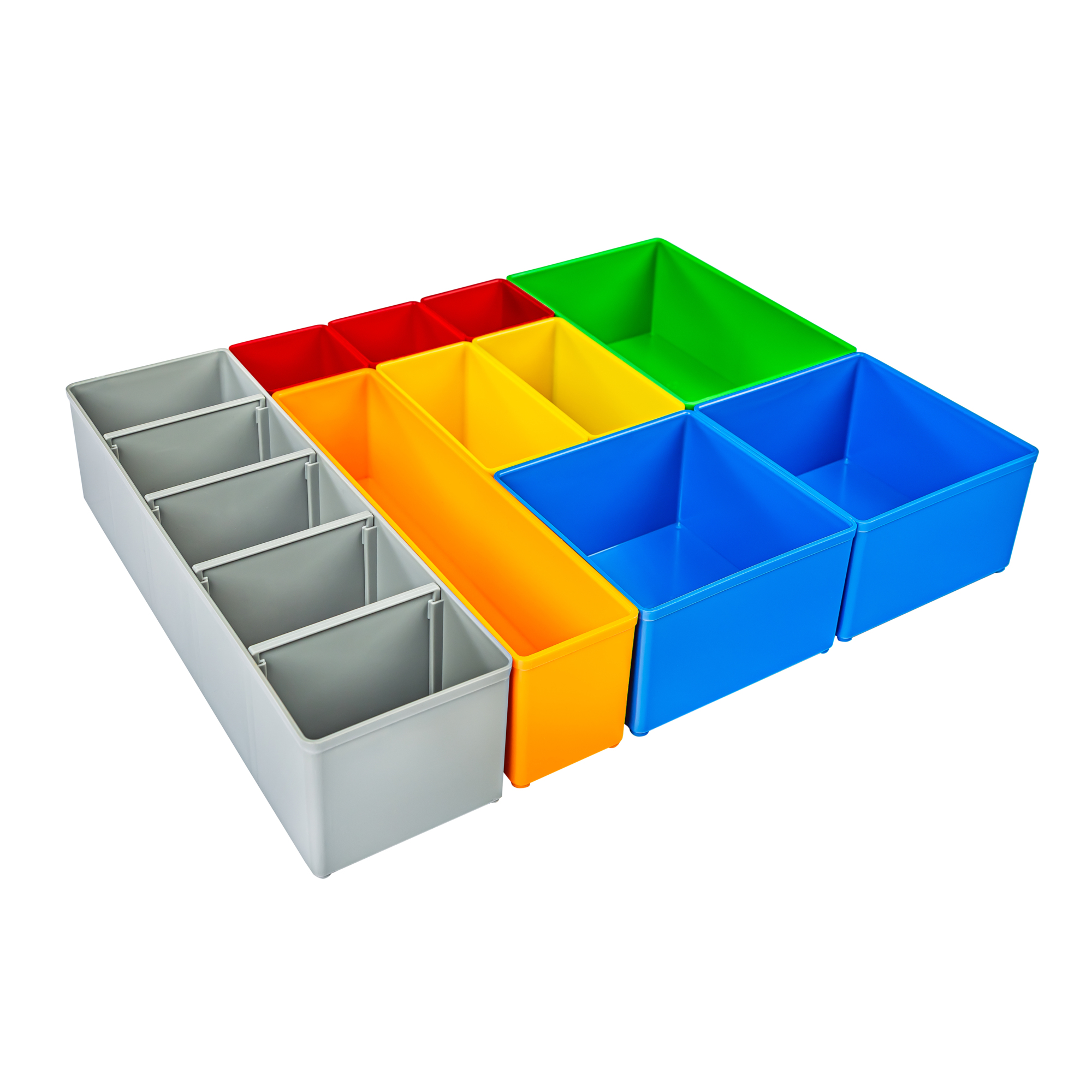 L-Boxx Baseline Organizer Bin Set H3 — Durable Plastic, Various Sizes, Model# 6000010088